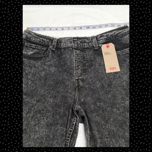 MOM JEANS HIGH RISE TAPERED LED - Picture 4 of 11